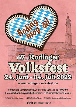 Plakat: 67. Rodinger Volksfest